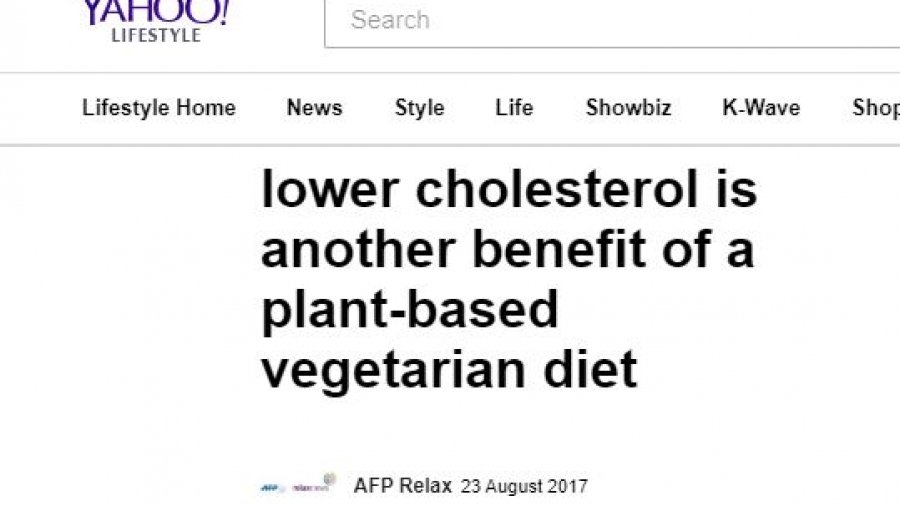 Research indicates plant based diets lower cholesterol.